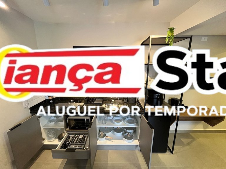 Studio moderno próximo ao Aeroporto GRU