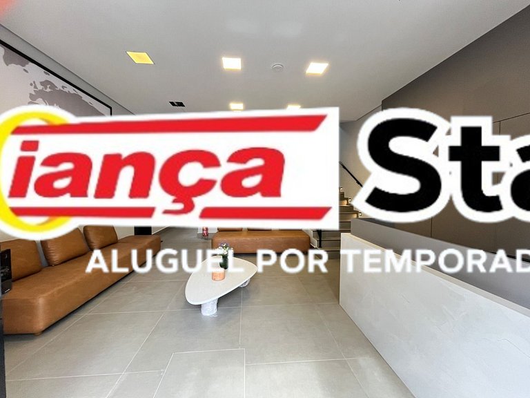 Studio moderno próximo ao Aeroporto GRU