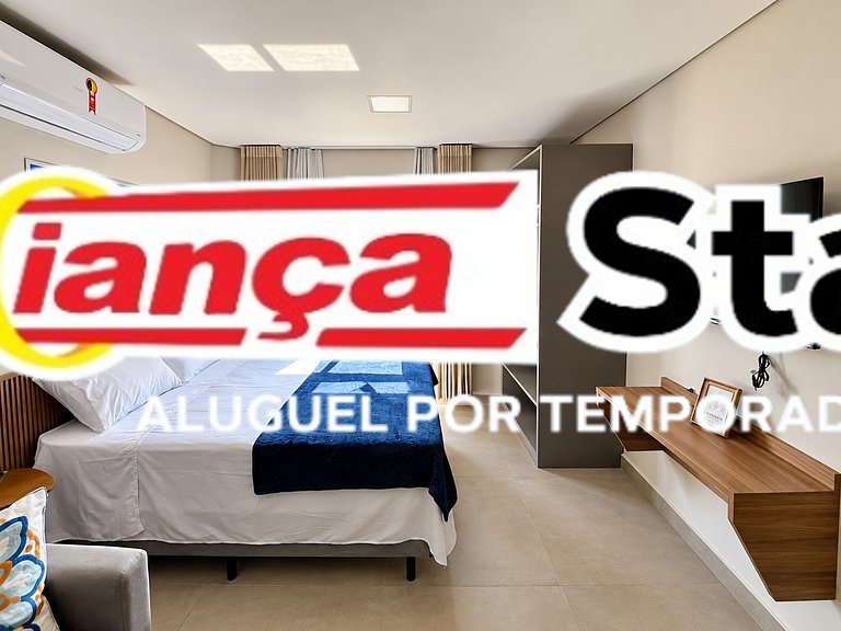 Studio moderno próximo ao Aeroporto GRU